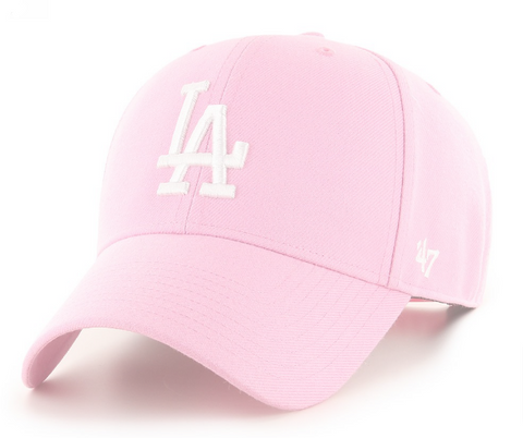 Los Angeles Dodgers Velcro '47 Brand MVP Adjustable Cap Hat Rose Pink