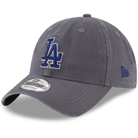 Los Angeles Dodgers Strapback New Era 9Twenty Adjustable Graphite Cap Hat