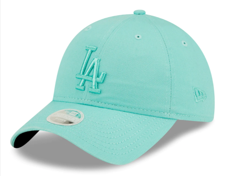 Los Angeles Dodgers Strapback New Era 9Twenty Womens Adjustable Turquoise Cap Hat - THE 4TH QUARTER