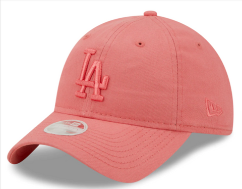 Los Angeles Dodgers Strapback New Era 9Twenty Womens Adjustable Lift Core Pink Cap Hat