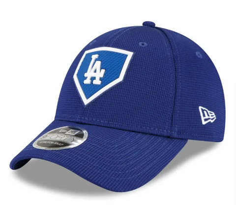 Los Angeles Dodgers Youth Stretch Snapback New Era 9Forty 2022 Alternate Clubhouse Cap Blue Cap Hat