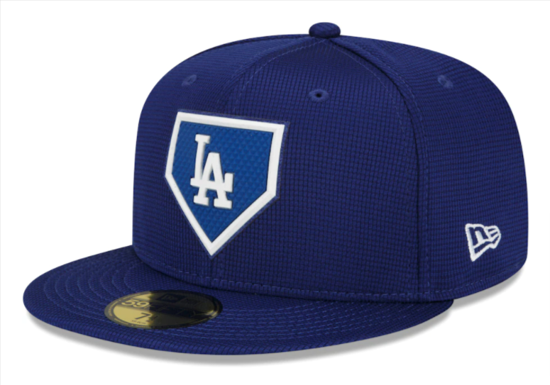 Los Angeles Dodgers Fitted New Era 59FIFTY 2022 Clubhouse Alternate Cap Hat Blue - THE 4TH QUARTER