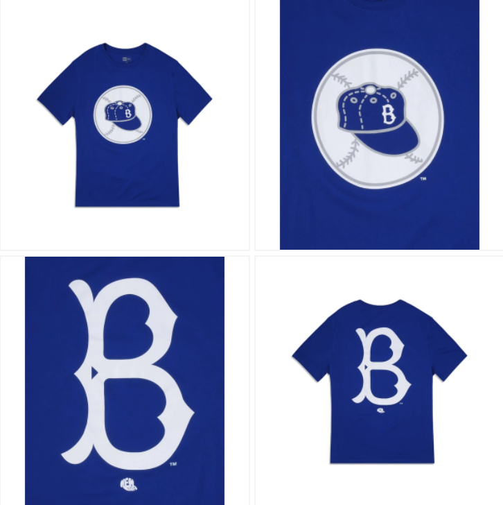 Brooklyn Dodgers Mens TShirt New Era 1955 Logo History THE 4TH QUARTER