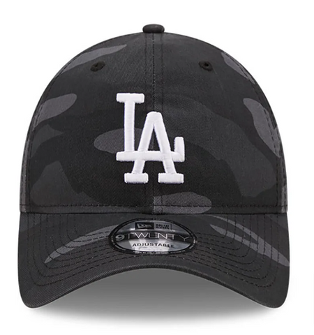 Los Angeles Dodgers Strapback New Era 9Twenty Camo 2.0 Black Adjustable Hat