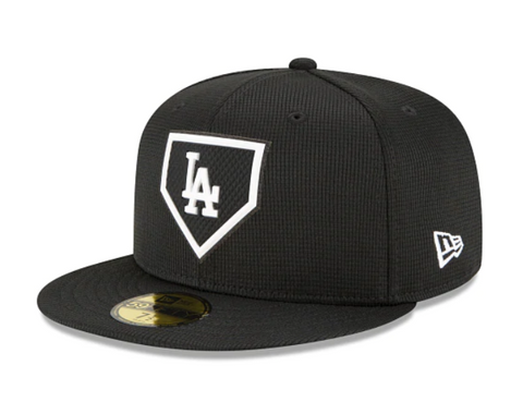 Los Angeles Dodgers Fitted New Era 59FIFTY 2022 Alternate Clubhouse Cap Hat Black