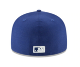 Los Angeles Dodgers Fitted New Era 59Fifty 1958 Cooperstown Logo Cap Hat Grey Bottom