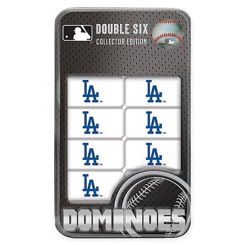 Los Angeles Dodgers Double Six Dominoes Set