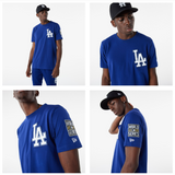 Los Angeles Dodgers Mens T-Shirt New Era Elite Dark Royal Blue Tee