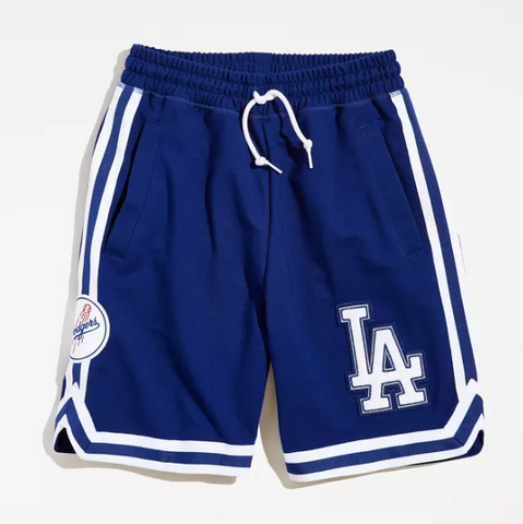 Los Angeles Dodgers Mens New Era Elite Dark Royal Blue Shorts