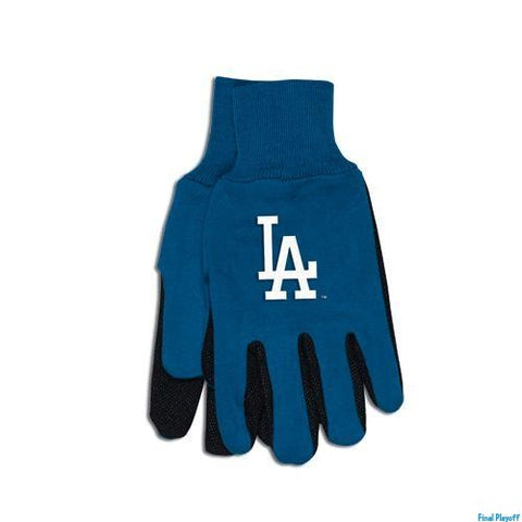 Los Angeles Dodgers Sport Work Utility Gloves Blue & Black - THE 4TH QUARTER