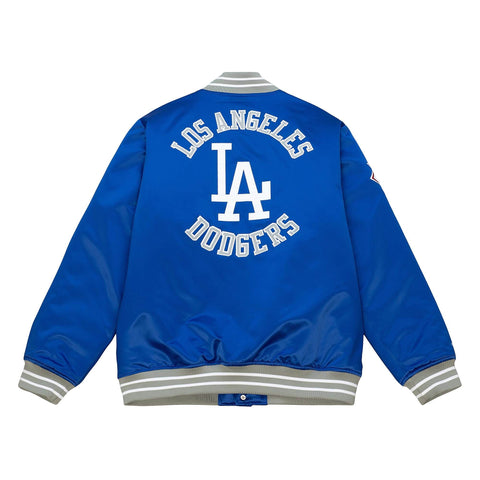 Los Angeles Dodgers Mens Mitchell & Ness Heavyweight Satin Jacket
