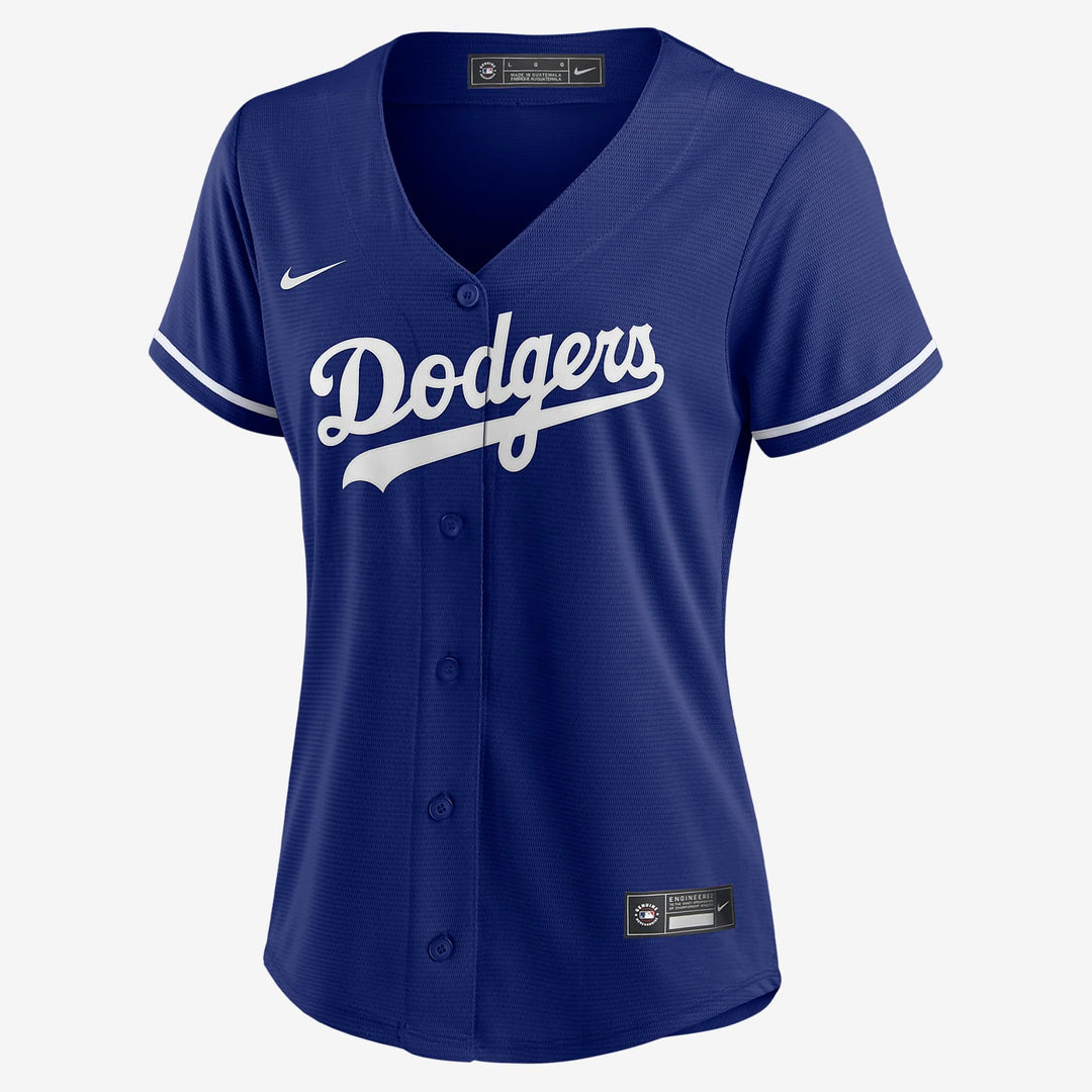 Los Angeles Dodgers Womens Replica Jersey Nike Blue - THE 4TH QUARTER