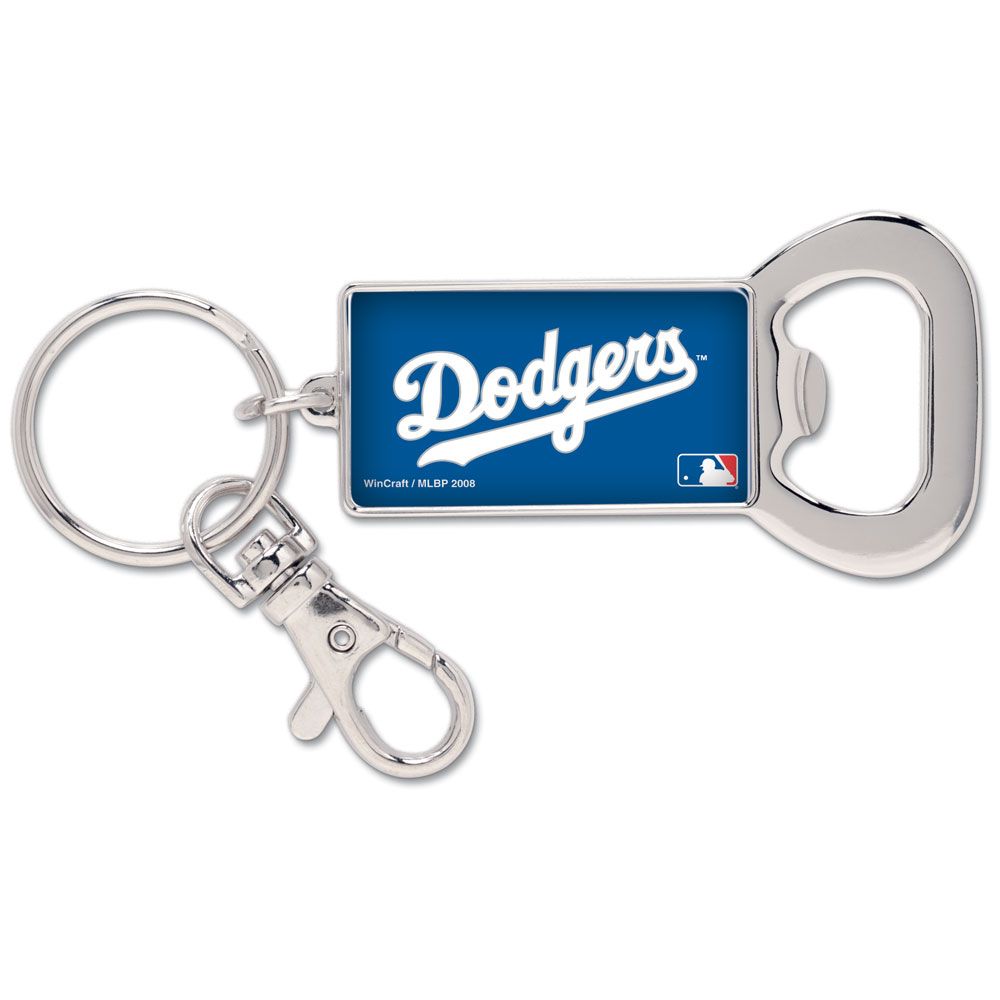 Los Angeles Dodgers Keychain Bottle Opener Key Ring Rectangle - THE 4TH QUARTER