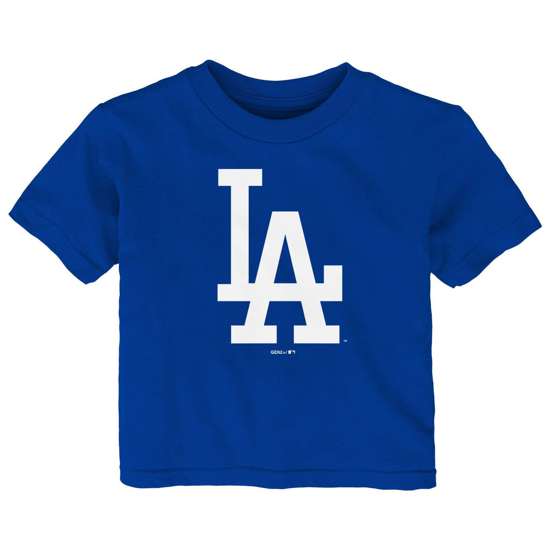 Los Angeles Dodgers Tee Toddler (2T-4T) LA Logo T-Shirt Blue - THE 4TH QUARTER