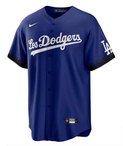Los Angeles Dodgers Mens Jersey 2021 City Connect 'Los Dodgers' Jersey Blue
