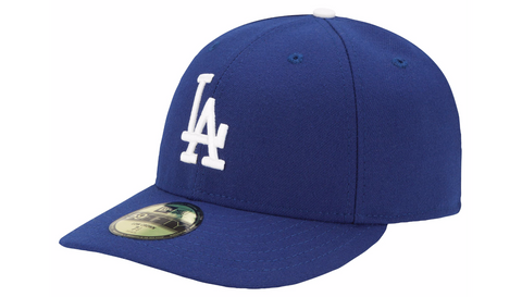 Los Angeles Dodgers Fitted New Era 59Fifty On Field Low Profile Cap Hat Blue - THE 4TH QUARTER