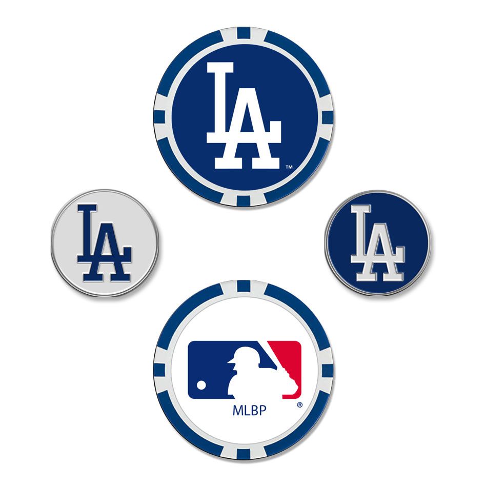 Los Angeles Dodgers 4 Piece Golf Ball Marker Set - THE 4TH QUARTER