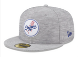 Los Angeles Dodgers Fitted New Era 59FIFTY 2023 Clubhouse Grey Cap Hat
