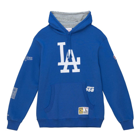 Los Angeles Dodgers Mitchell & Ness Origins Fleece Hoody Blue