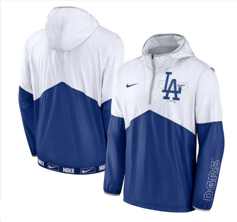 Los Angeles Dodgers Windbreaker Jacket White Royal