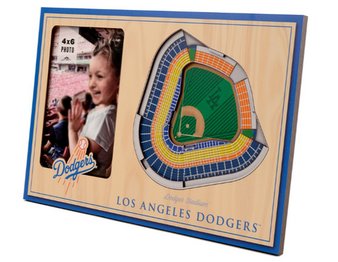 Los Angeles Dodgers Brown 3D StadiumViews Picture Frame