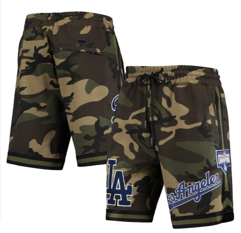 Los Angeles Dodgers Pro Standard Chenille Shorts Camo