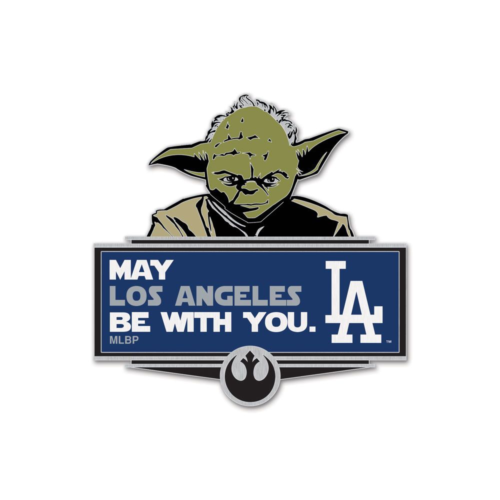 Los Angeles Dodgers Star Wars Yoda Lapel Pin - THE 4TH QUARTER