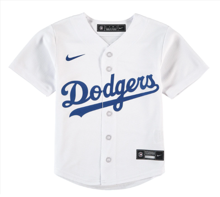 Los Angeles Dodgers Toddler Nike Jersey (2T-4T) Replica White