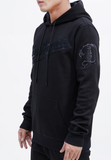 Los Angeles Dodgers Mens Sweatshirt Pro Standard Triple Black Logo Hoodie
