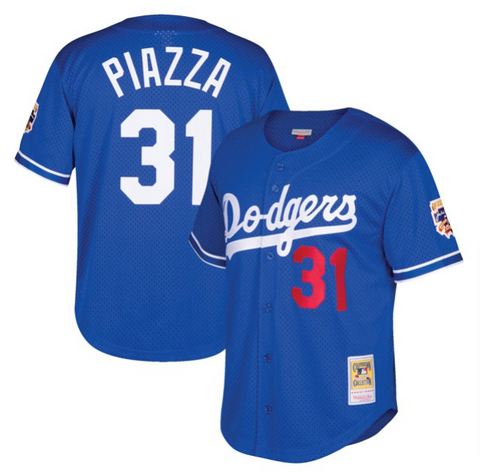 Los Angeles Dodgers Kids (4-7) Mitchell & Ness Mike Piazza Cooperstown Replica Jersey
