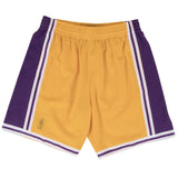 Los Angeles Lakers Mens Mitchell & Ness 96-97 Hardwood Classics Swingman Shorts