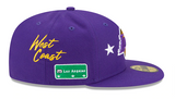 Los Angeles Lakers Fitted New Era 59Fifty City Transit Cap Hat