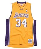 Los Angeles Lakers Mens Jersey Mitchell & Ness 1999 #34 Shaquille O'Neal Swingman