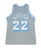 Los Angeles Lakers Mens Jersey Mitchell & Ness #22 Elgin Baylor 1960-61 75th Silver Swingman