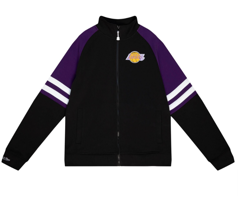 Lakers track jacket best sale