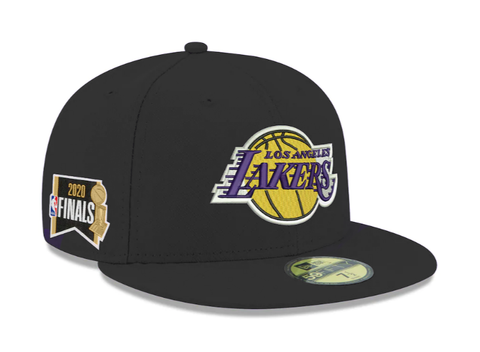 Los Angeles Lakers Fitted Ne Era 59Fifty NBA Finals 2020 Side Patch Black Hat Cap