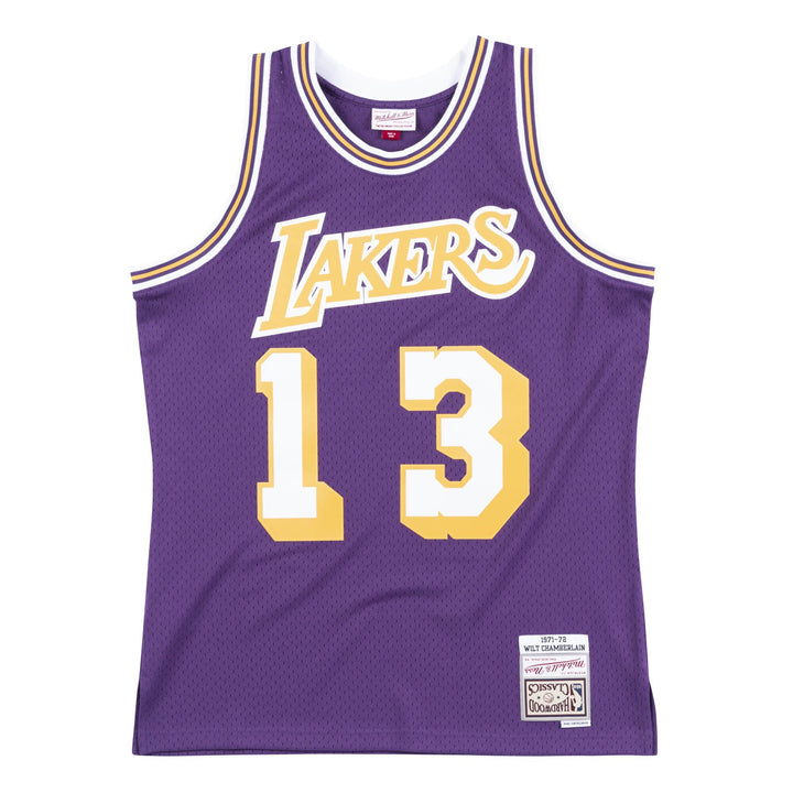 Los Angeles Lakers Mens Jersey Mitchell &amp; Ness 1971-72 
