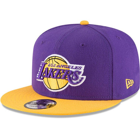 Los Angeles Lakers Snapback New Era 9Fifty 2 Tone Purple Yellow Cap Hat