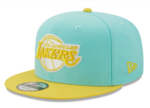 Los Angeles Lakers Snapback New Era 9Fifty Color Pack Cap Hat Tiffany Yellow