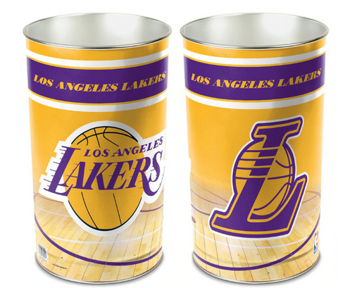 Los Angeles Lakers Aluminum Wastebasket