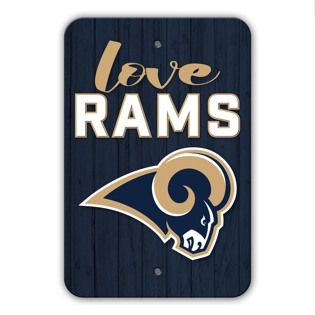 Los Angeles Rams LOVE Sign - THE 4TH QUARTER