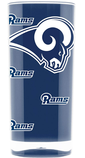 Los Angeles Rams Acrylic Square Tumbler - THE 4TH QUARTER