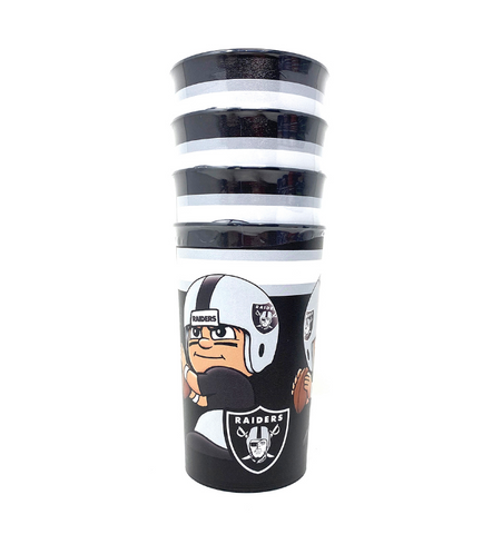 Las Vegas Raiders Party Cup 4-Pack - THE 4TH QUARTER