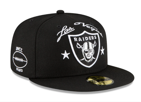 Los angeles raiders fitted hat hotsell