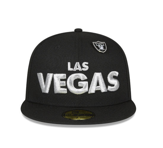 New Era Las Vegas Raiders baseball shirt in black