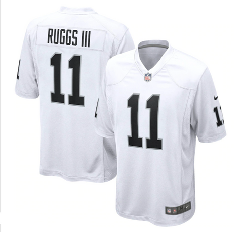 Raiders Mens Jersey #11 Henry Ruggs III Replica Game White
