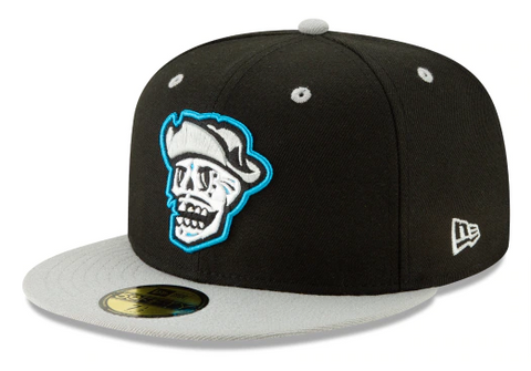 Las Vegas Reyes De Plata Fitted New Era 59Fifty MILB Copa de la Diversion Black Grey Cap Hat