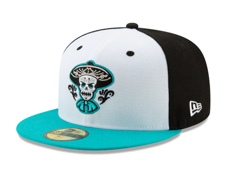 Albuquerque Isotopes Mariachis Fitted New Era 59Fifty Copa de la Diversion Teal
