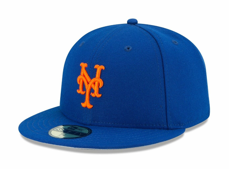 New York Mets Fitted New Era 59Fifty Alternate No Flag Blue Cap Hat - THE 4TH QUARTER