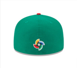 Mexico Fitted New Era 59FIFTY 2023 World Baseball Classics Green Red Hat Cap